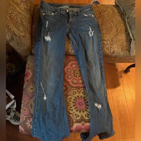 Marciano | Vintage Distressed Flare Hippie Jeans | size 27 - Picture 4 of 7